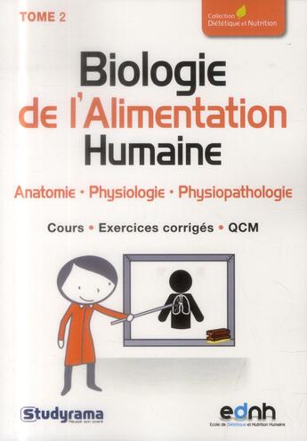 Couverture du livre « Anatomie, physiologie & pathologie de l'alimentation t.2 » de Anthony Ferreira aux éditions Studyrama