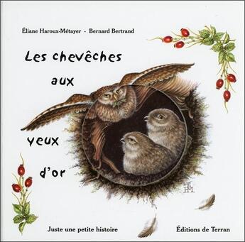 Couverture du livre « Les chevêches aux yeux d'or » de Bernard Bertrand et Eliane Haroux-Metayer aux éditions De Terran