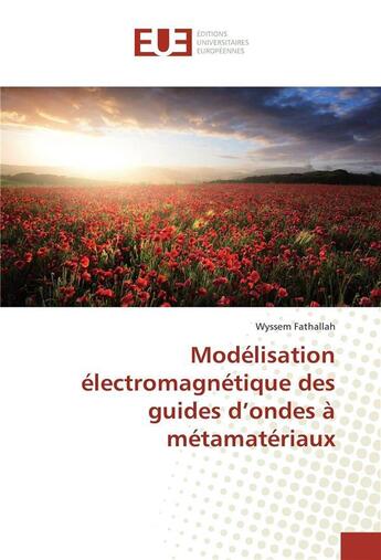 Couverture du livre « Modelisation electromagnetique des guides d'ondes a metamateriaux » de Fathallah Wyssem aux éditions Editions Universitaires Europeennes