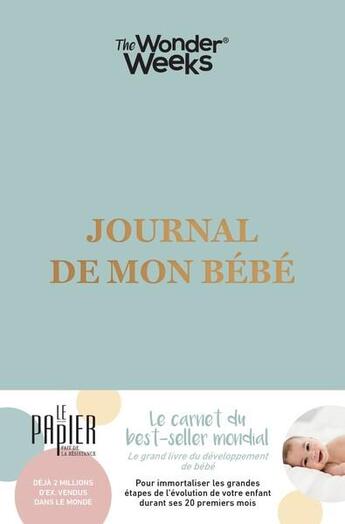 Couverture du livre « Le journal de mon bébé » de Xaviera Plooijest aux éditions Leduc