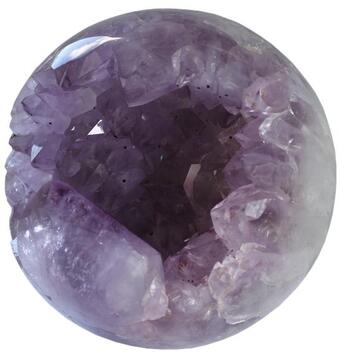 Couverture du livre « Boule creuse amethyste et cristaux de quartz 1,1 kg a 1,2 kg » de  aux éditions Dg-exodif