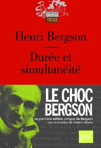 Couverture du livre « L'énergie spirituelle (9e édition) » de Henri Bergson aux éditions Puf