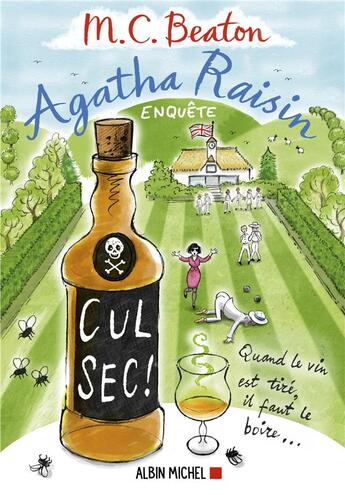 Couverture du livre « Agatha Raisin enquête Tome 32 : cul sec ! » de M. C. Beaton aux éditions Albin Michel