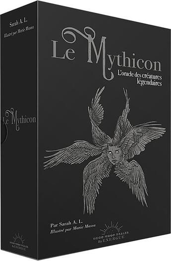 Couverture du livre « Le mythicon : l'oracle des créatures légendaires » de Marie Massari et Sarah A. L aux éditions Good Mood Dealer