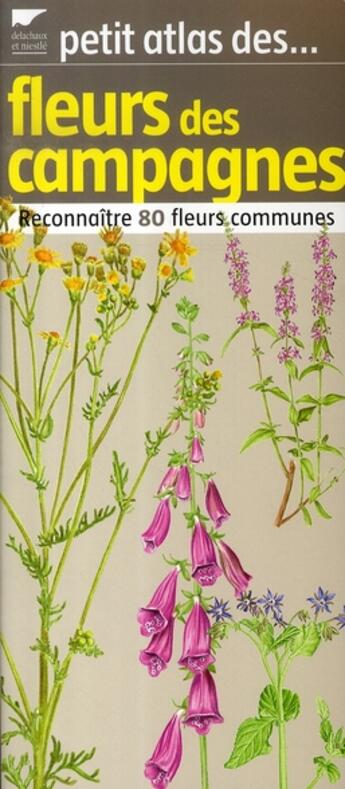 Couverture du livre « Petit atlas des fleurs ; reconnaître 80 fleurs communes » de Trotignon/Doux/Fello aux éditions Delachaux & Niestle
