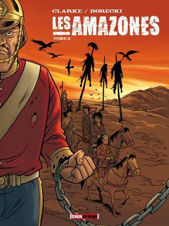 Couverture du livre « Les amazones Tome 2 » de Ludo Borecki et Clarke aux éditions Glenat