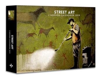 Couverture du livre « L'agenda-calendrier street art (édition 2019) » de  aux éditions Hugo Image