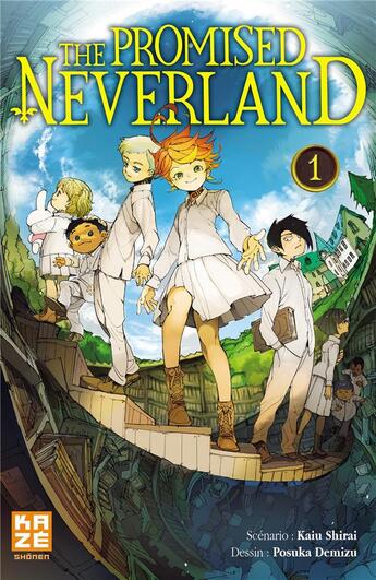 Couverture du livre « The promised Neverland Tome 1 » de Posuka Demizu et Kaiu Shirai aux éditions Crunchyroll