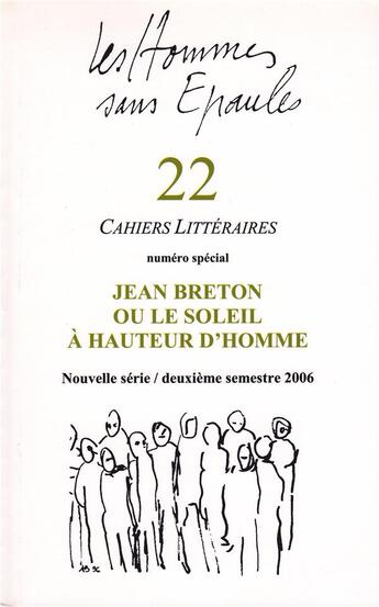 Couverture du livre « Jean Breton ou le soleil à hauteur d'homme » de Christophe Dauphin aux éditions Hommes Sans Epaules