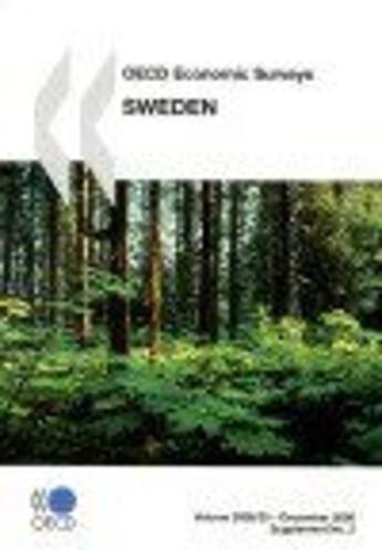 Couverture du livre « Sweden ; OCDE economic surveys (2008 edition) » de  aux éditions Ocde