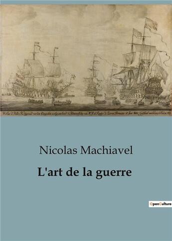 Couverture du livre « Art de guerre » de Nicolas Machiavel aux éditions Shs Editions