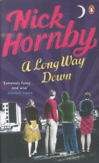 Couverture du livre « A long way down » de Nick Hornby aux éditions Adult Pbs
