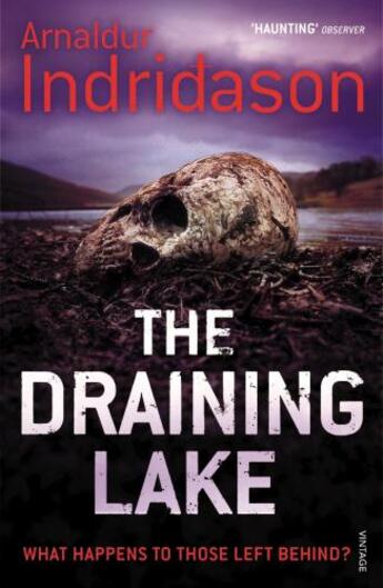 Couverture du livre « The Draining Lake » de Arnaldur Indridason aux éditions Random House Digital