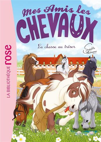 Couverture du livre « Mes amis les chevaux Tome 39 : la chasse au trésor » de Sophie Thalmann aux éditions Hachette Jeunesse
