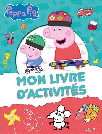 Couverture du livre « Peppa pig - mon livre d'activites » de  aux éditions Hachette Jeunesse