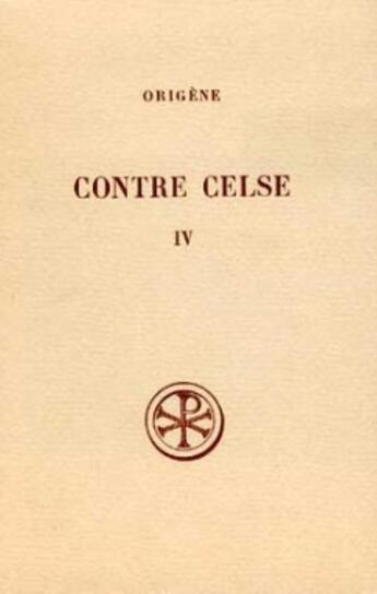 Couverture du livre « Contre celse t.4 » de  aux éditions Cerf