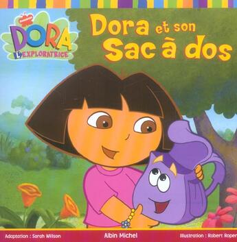 Couverture du livre « Dora et son sac a dos » de Sarah Wilson aux éditions Albin Michel