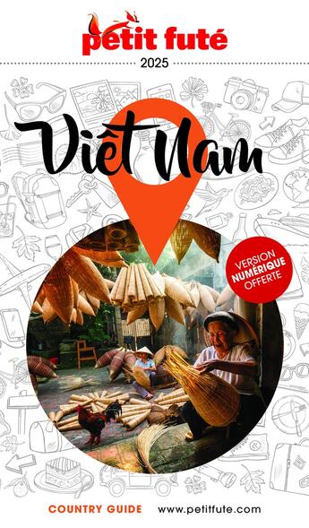 Couverture du livre « Guide vietnam 2025 petit fute » de Collectif Petit Fute aux éditions Le Petit Fute