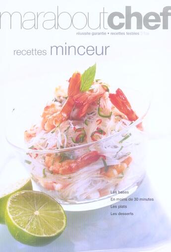 Couverture du livre « Recettes Minceur » de Acp aux éditions Marabout