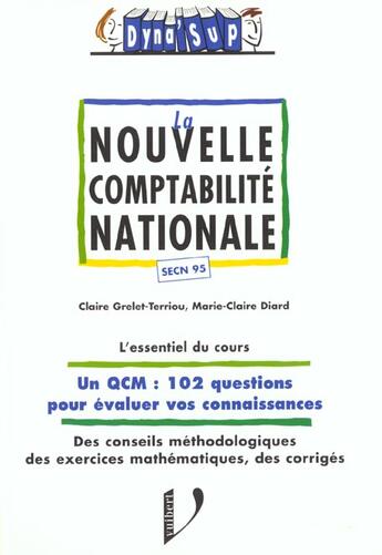Couverture du livre « La Nouvelle Comptabilite Nationale » de Grelet aux éditions Vuibert