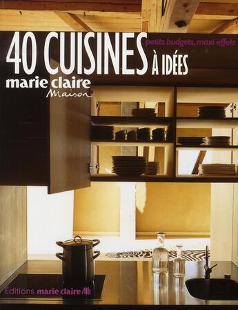 Couverture du livre « 30 cuisines à idées » de  aux éditions Marie-claire