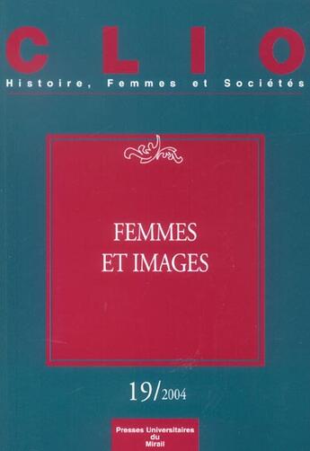 Couverture du livre « Femmes et images revue clio n19 » de  aux éditions Pu Du Midi