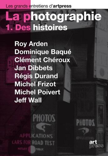 Couverture du livre « La photographie ; des histoires » de  aux éditions Art Press