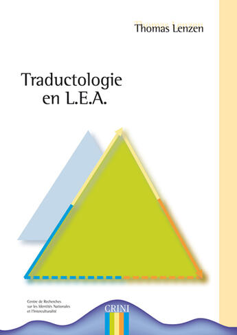 Couverture du livre « Traductologie en LEA » de Thomas Lenzen aux éditions Crini