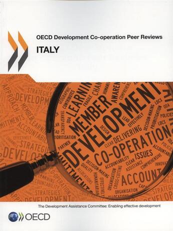 Couverture du livre « Italy 2014 ; OECD development co-operation peer reviews » de Ocde aux éditions Ocde