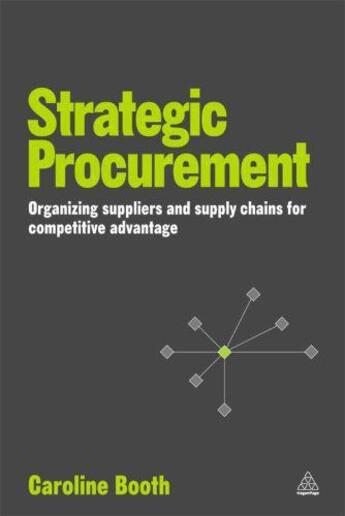 Couverture du livre « Strategic Procurement » de Booth Caroline aux éditions Kogan Page Digital