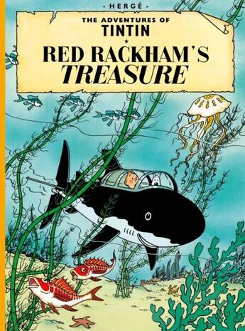 Couverture du livre « The adventures of Tintin t.12 : red Rackham's treasure » de Herge aux éditions Casterman