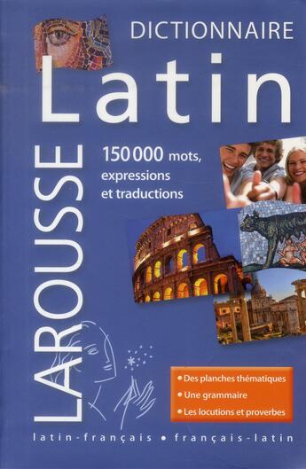 Couverture du livre « Larousse de poche ; maxi poche plus ; latin-français/français-latin » de  aux éditions Larousse