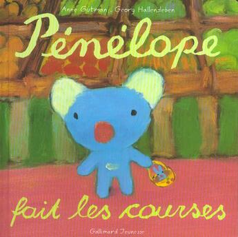 Couverture du livre « Pénélope fait les courses » de Gutman/Hallens aux éditions Gallimard-jeunesse