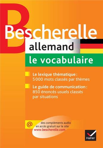 Couverture du livre « Bescherelle allemand ; le vocabulaire » de Gunhild Samson aux éditions Hatier