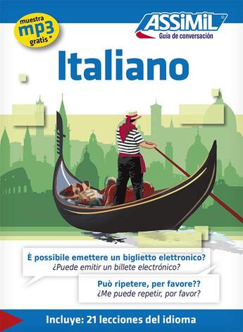 Couverture du livre « Guides de conversation : italiano » de Jean-Pierre Guglielmi et Belen Cabal aux éditions Assimil