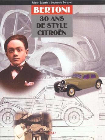 Couverture du livre « Flaminio bertoni - 30 ans de style citroen » de Fabien Sabates aux éditions Etai