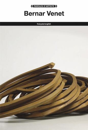 Couverture du livre « Bernar Venet » de Bernar Venet aux éditions Fage