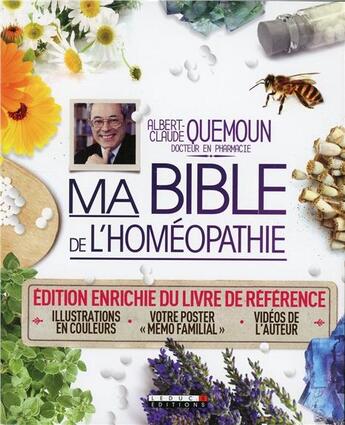 Couverture du livre « Ma bible de l'homéopathie » de Albert-Claude Quemoun aux éditions Leduc