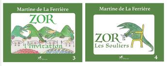 Couverture du livre « LA SAGA ZOR tomes 3 et 4 » de Martine De La Ferriere aux éditions Ibacom