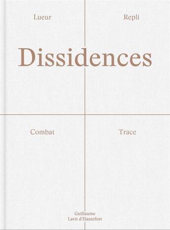 Couverture du livre « Guillaume lavit d'hautefort dissidences /francais » de Lavit D'Hautefort Gu aux éditions H'artpon