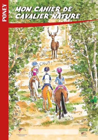 Couverture du livre « Mon cahier de cavalier nature poney » de  aux éditions Ffe