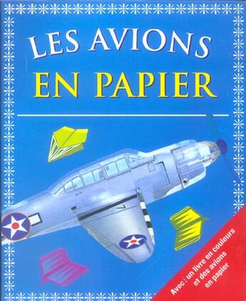 Couverture du livre « Avions de papier (les) » de  aux éditions Parragon