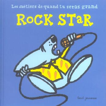 Couverture du livre « Rock Star » de Thierry Dedieu aux éditions Seuil