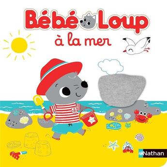 Couverture du livre « Bébé Loup à la mer » de Emiri Hayashi aux éditions Nathan