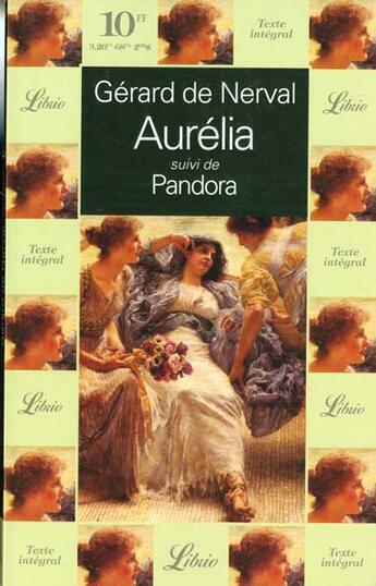 Couverture du livre « Aurelia, suivi de : pandora » de Gérard De Nerval aux éditions J'ai Lu