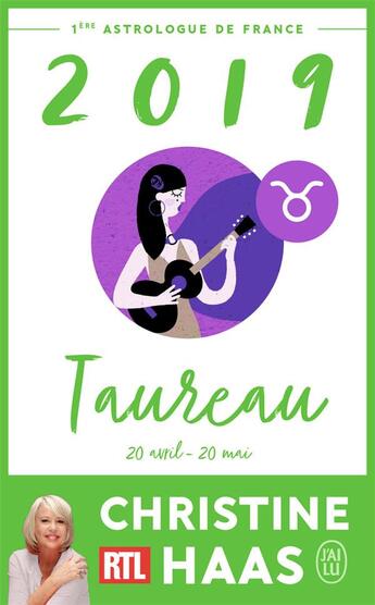 Couverture du livre « Taureau ; 20 avril/20 mai » de Christine Haas aux éditions J'ai Lu