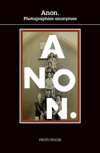 Couverture du livre « Anon. ; photographies anonymes » de  aux éditions Actes Sud