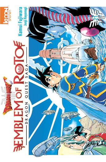 Couverture du livre « Dragon quest - emblem of Roto Tome 21 » de Kamui Fujiwara et Chiaki Kawamata aux éditions Ki-oon