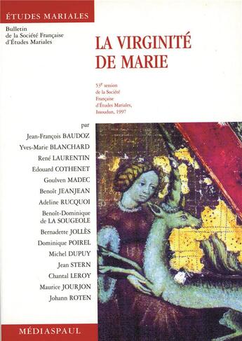 Couverture du livre « La virginité de Marie » de  aux éditions Mediaspaul