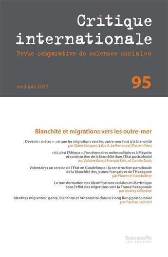 Couverture du livre « Critique internationale 95 » de  aux éditions Presses De Sciences Po